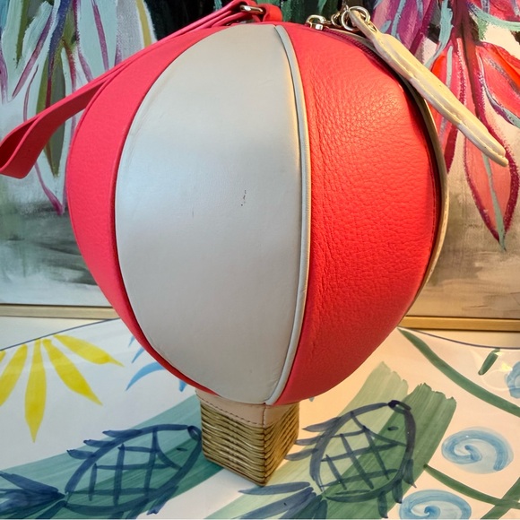 Rare Preloved Kate Spade Novelty Hot Air Balloon Wristlet bag + coin purse - Picture 6 of 16